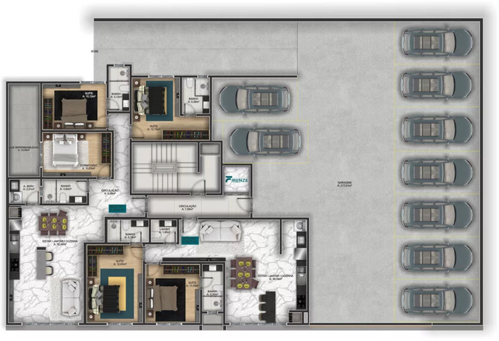 Apartamento, 2 quartos, 82 m² - Foto 2