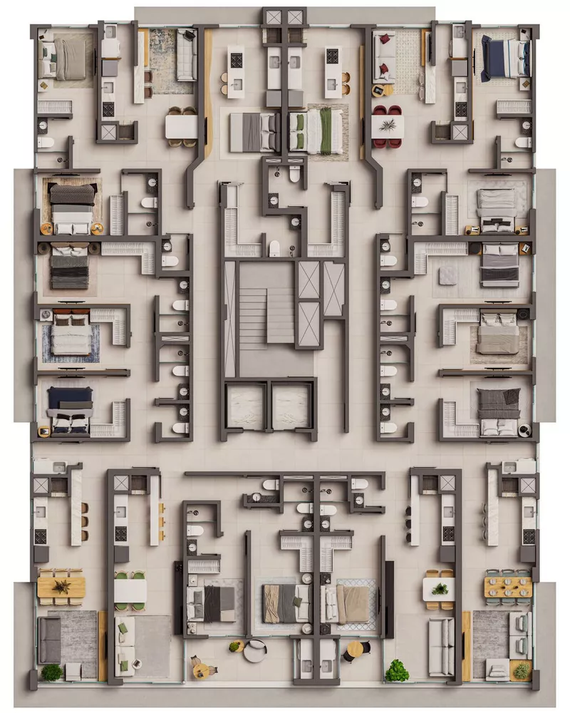 Apartamento, 1 quarto, 48 m² - Foto 3