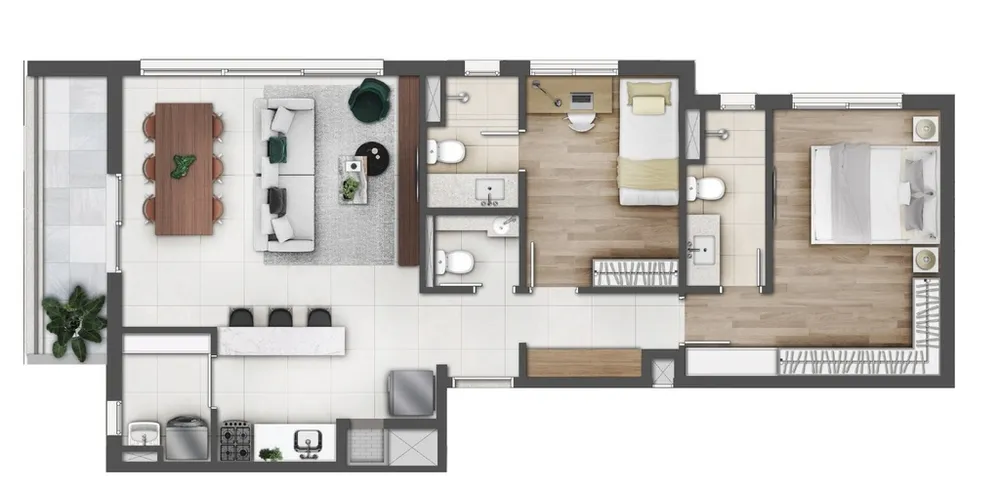 Apartamento, 2 quartos, 79 m² - Foto 7