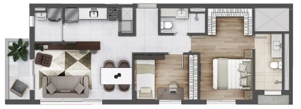 Apartamento, 2 quartos, 79 m² - Foto 8