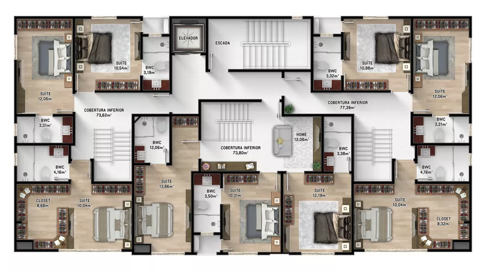 Cobertura à venda com 3 quartos, 147m² - Foto 6