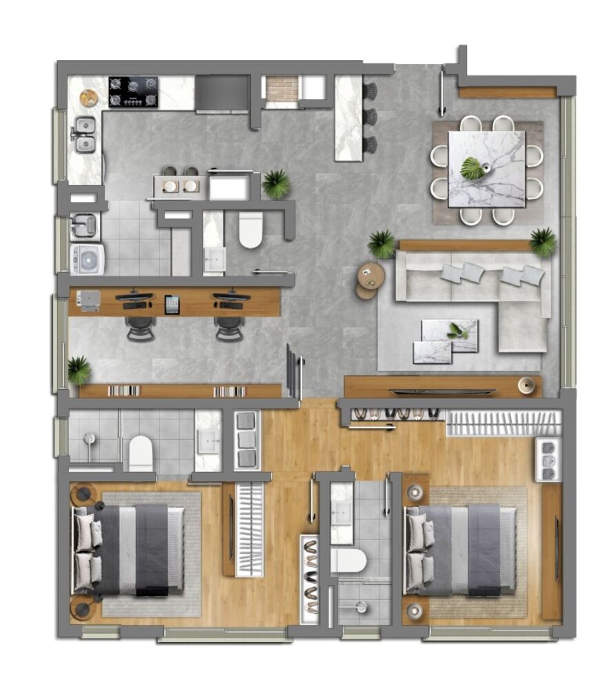 Apartamento, 3 quartos, 110 m² - Foto 4