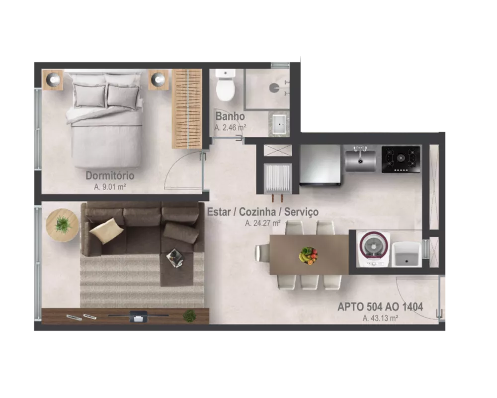 Apartamento, 3 quartos, 87 m² - Foto 20