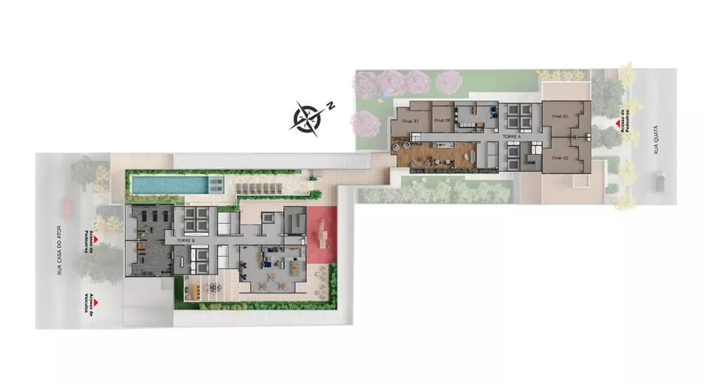 Apartamento, 2 quartos, 44 m² - Foto 3
