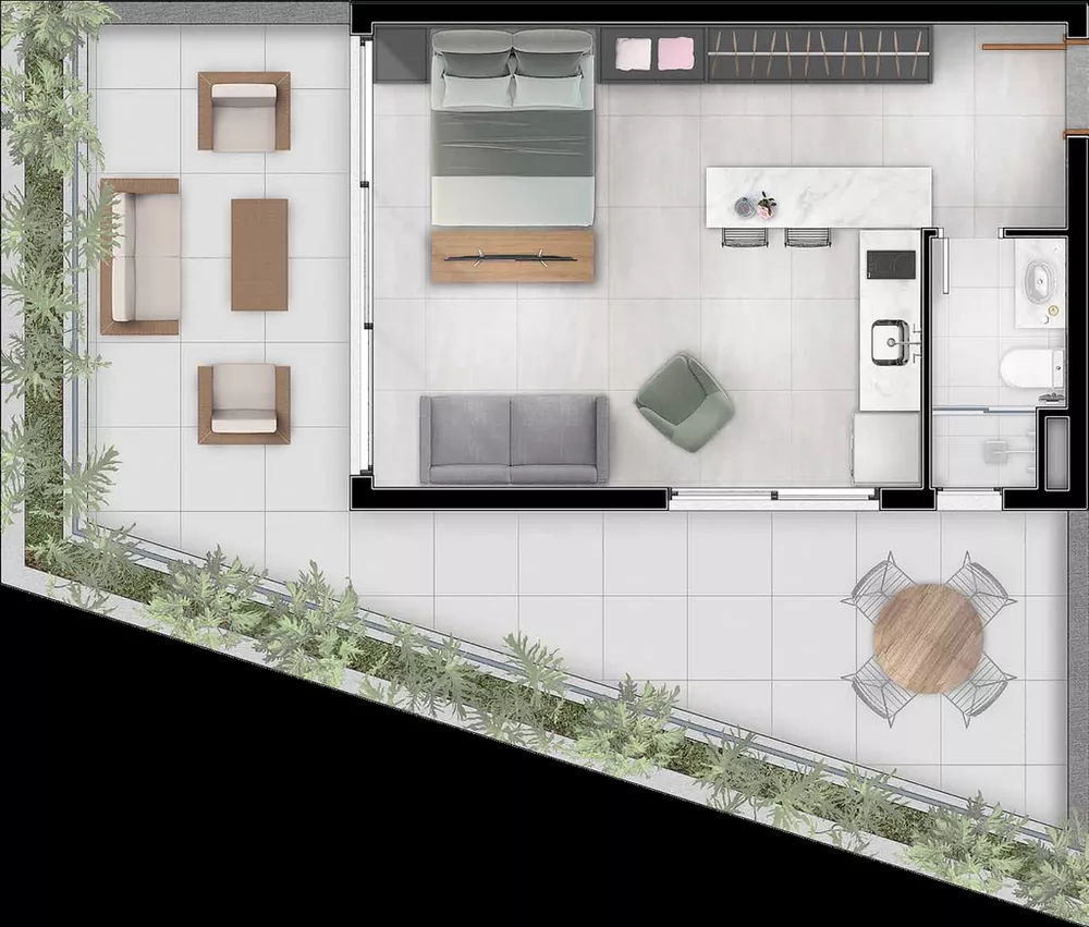Apartamento, 1 quarto, 29 m² - Foto 10