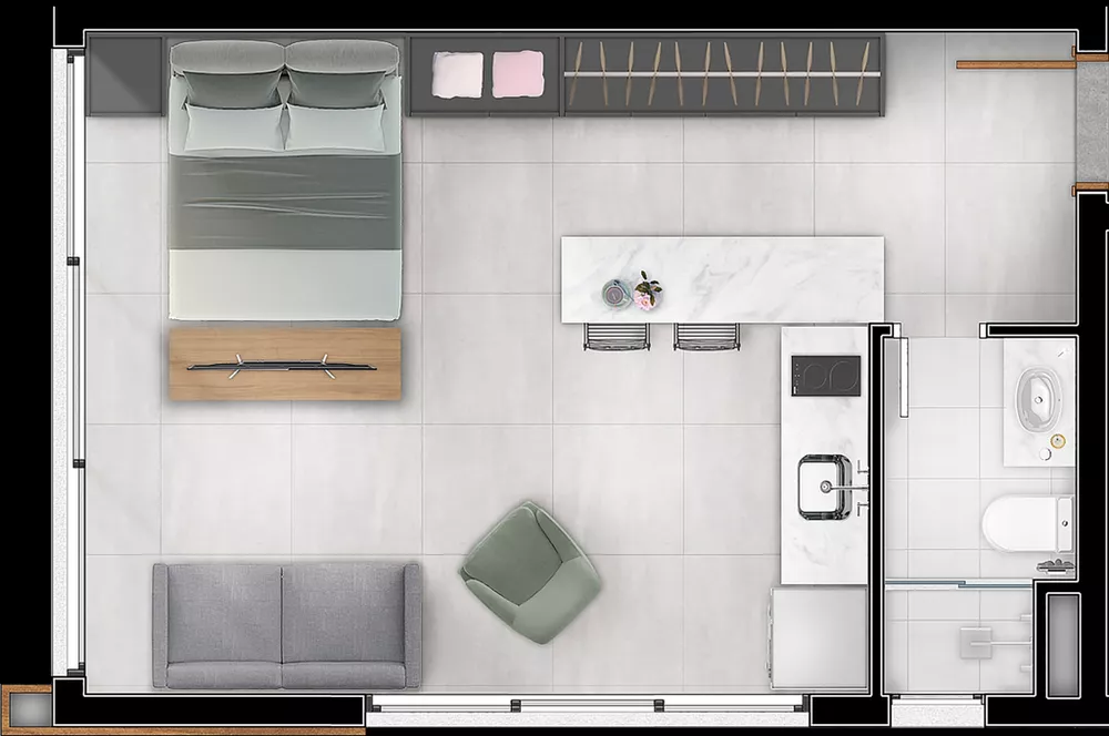 Apartamento, 1 quarto, 29 m² - Foto 27
