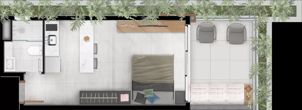 Apartamento, 1 quarto, 29 m² - Foto 20