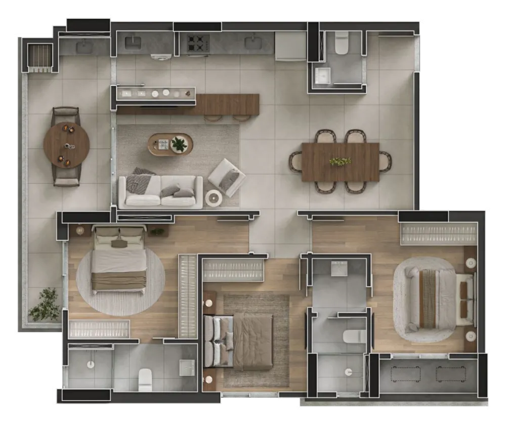 Apartamento, 2 quartos, 80 m² - Foto 12