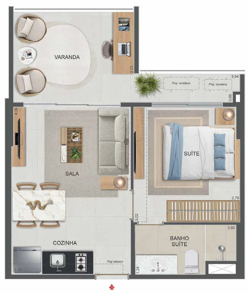 Apartamento, 3 quartos, 94 m² - Foto 33