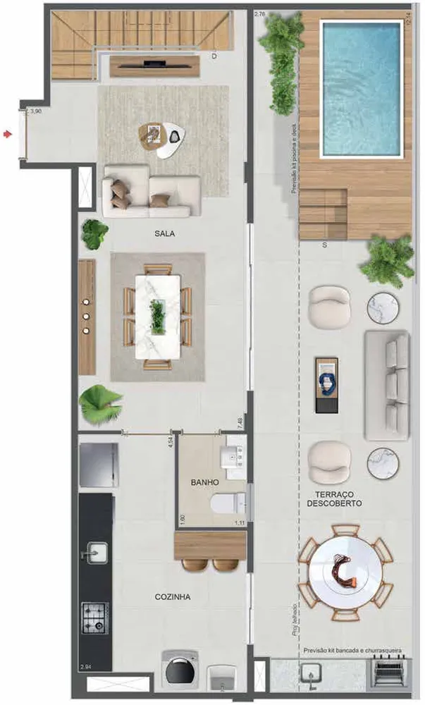 Apartamento, 3 quartos, 94 m² - Foto 96