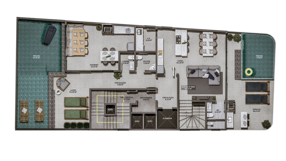 Apartamento, 4 quartos, 132 m² - Foto 3