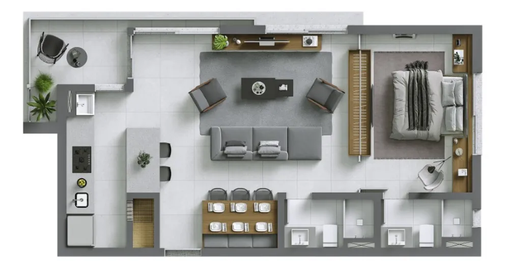 Apartamento, 2 quartos, 70 m² - Foto 12