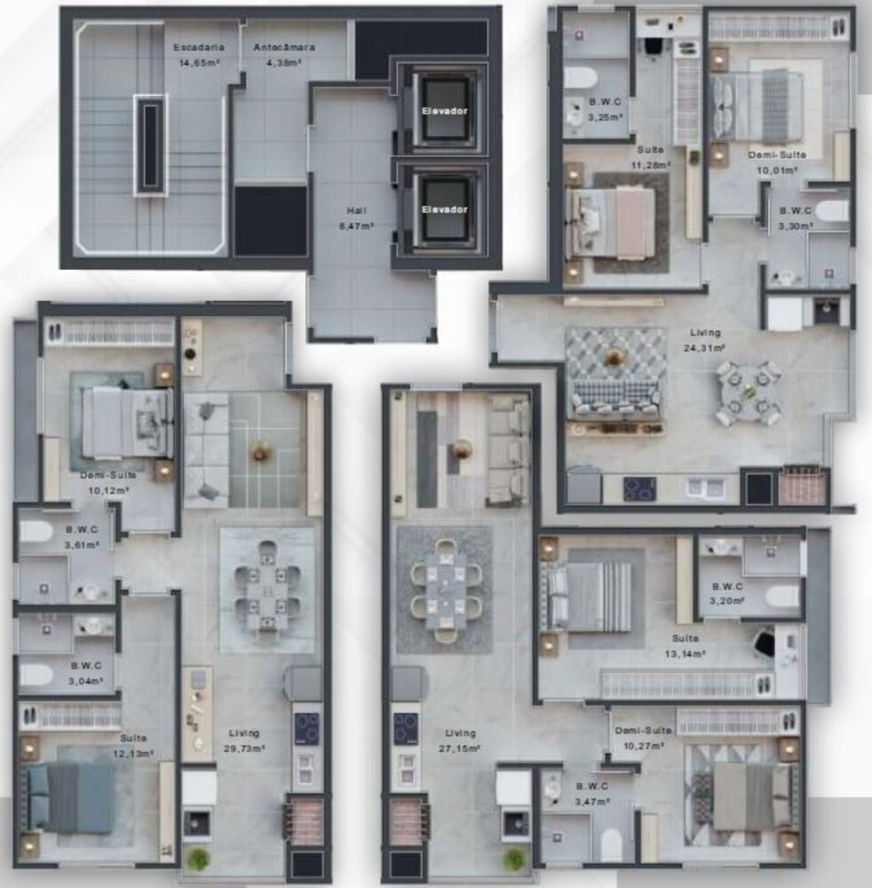 Apartamento, 2 quartos, 60 m² - Foto 4