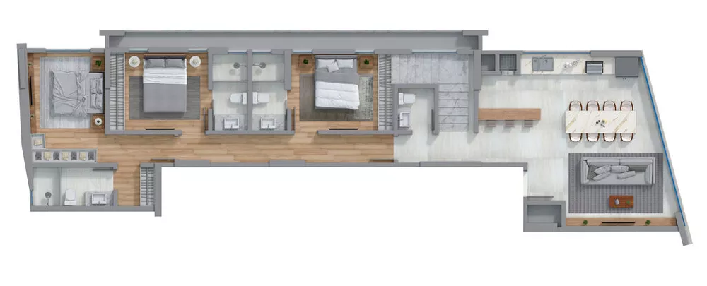 Cobertura, 3 quartos, 189 m² - Foto 19