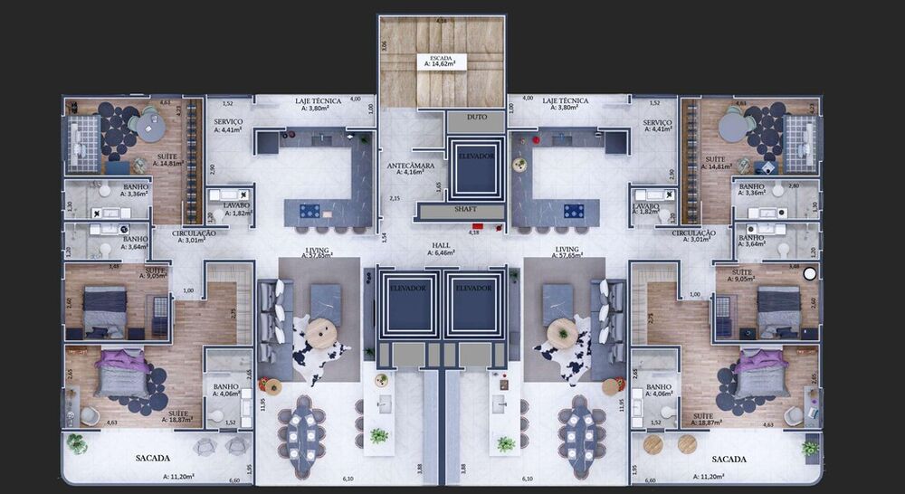 Apartamento, 3 quartos, 153 m² - Foto 4