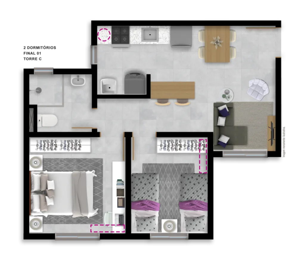 Apartamento, 1 quarto, 29 m² - Foto 8