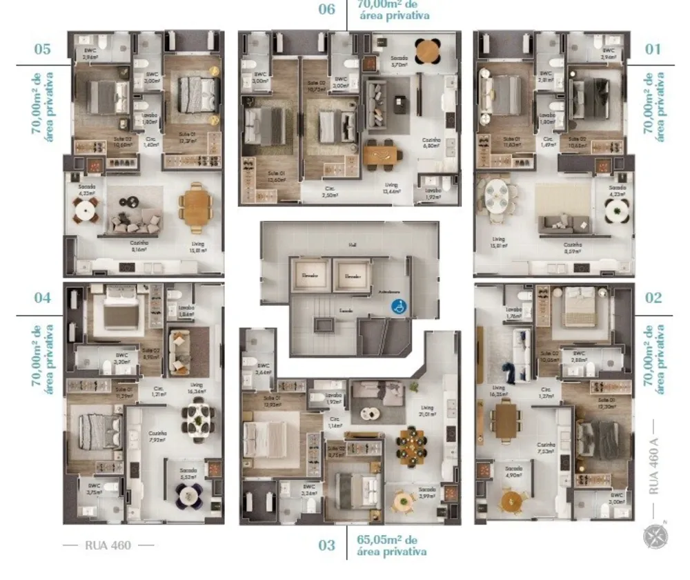 Apartamento, 2 quartos, 70 m² - Foto 12