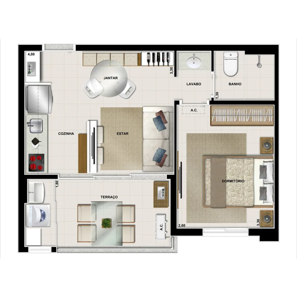 Apartamento, 2 quartos, 58 m² - Foto 10