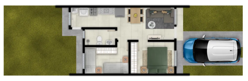 Casa de Condomínio, 2 quartos - Foto 10