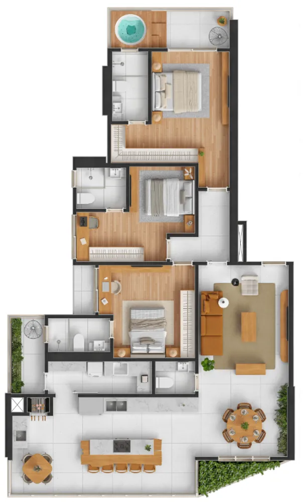 Apartamento, 3 quartos, 155 m² - Foto 12