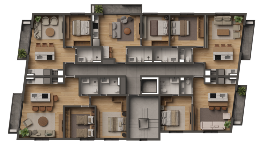 Apartamento, 1 quarto, 50 m² - Foto 3