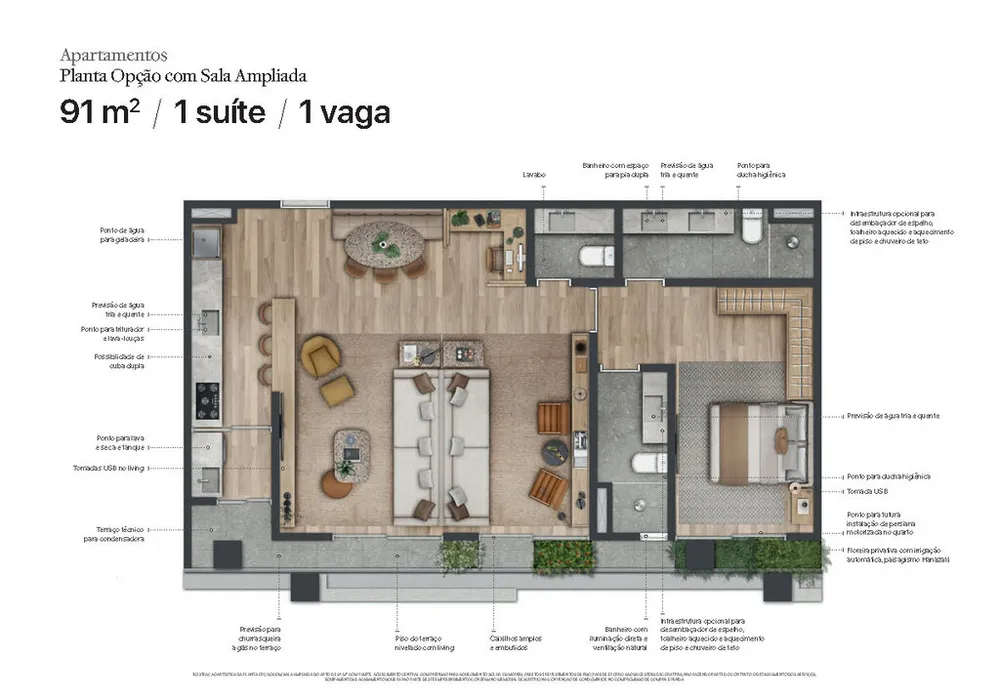 Apartamento, 1 quarto, 52 m² - Foto 7