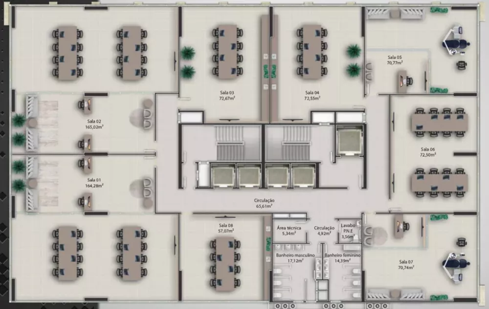 Sala-Conjunto, 61 m² - Foto 7