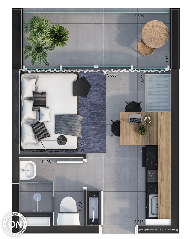 Apartamento, 1 quarto, 20 m² - Foto 4