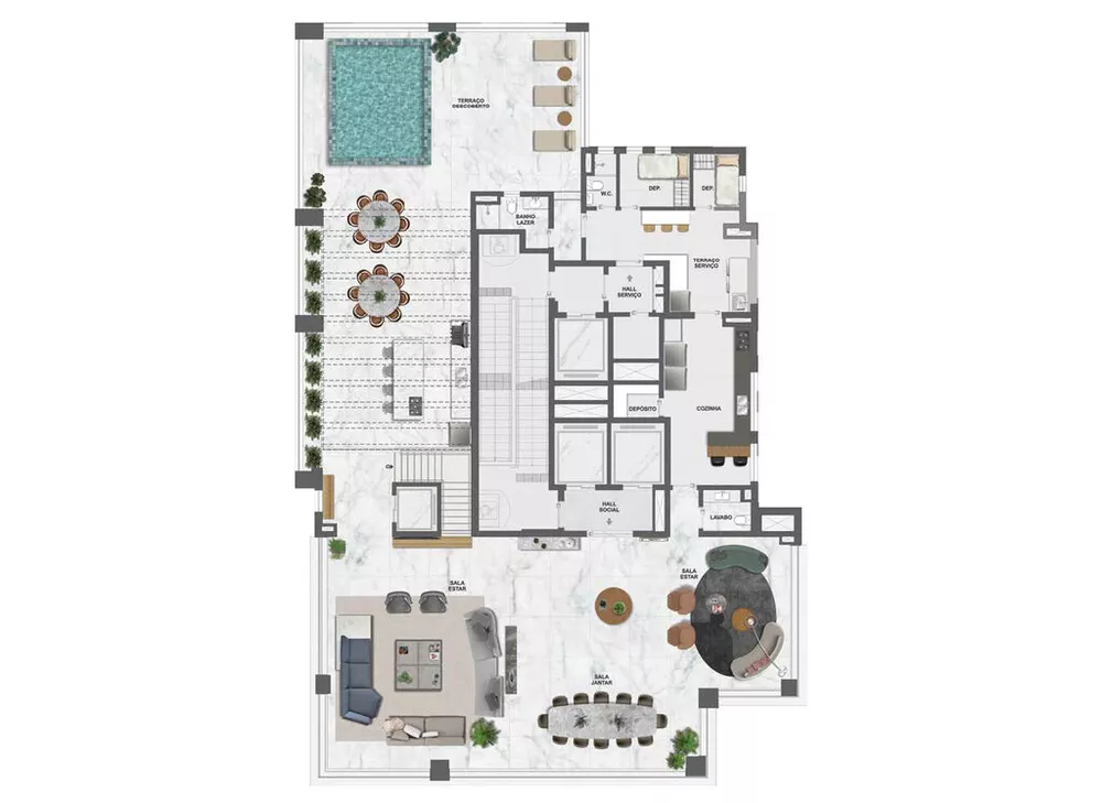 Apartamento, 4 quartos, 375 m² - Foto 4