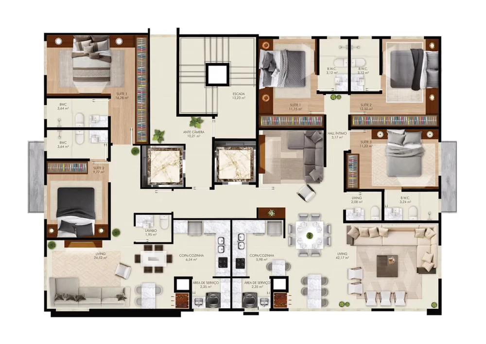 Apartamento, 3 quartos, 116 m² - Foto 12