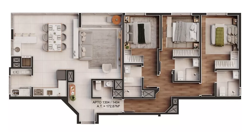 Apartamento, 3 quartos, 163 m² - Foto 19