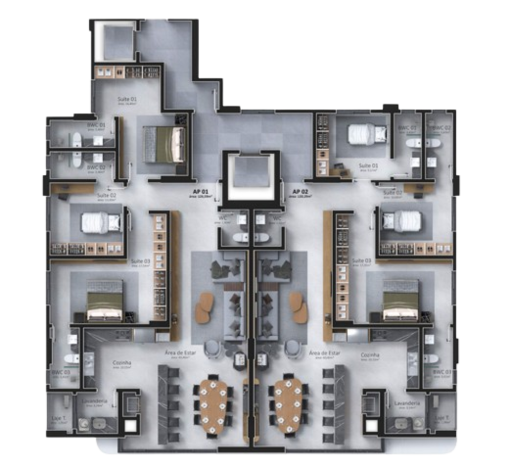 Apartamento, 4 quartos, 251 m² - Foto 3