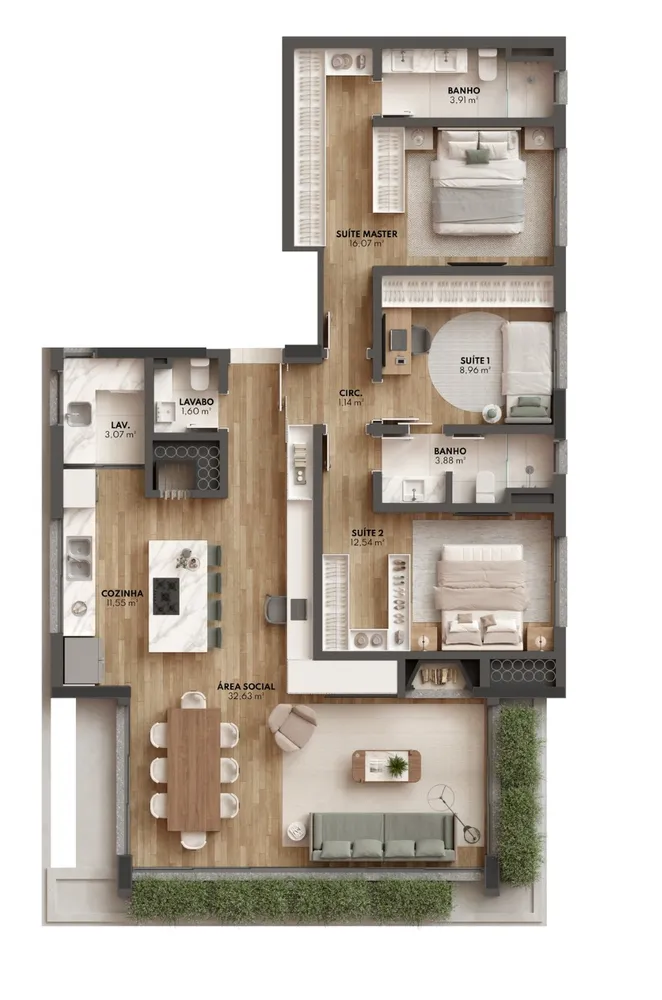 Apartamento, 3 quartos, 109 m² - Foto 10