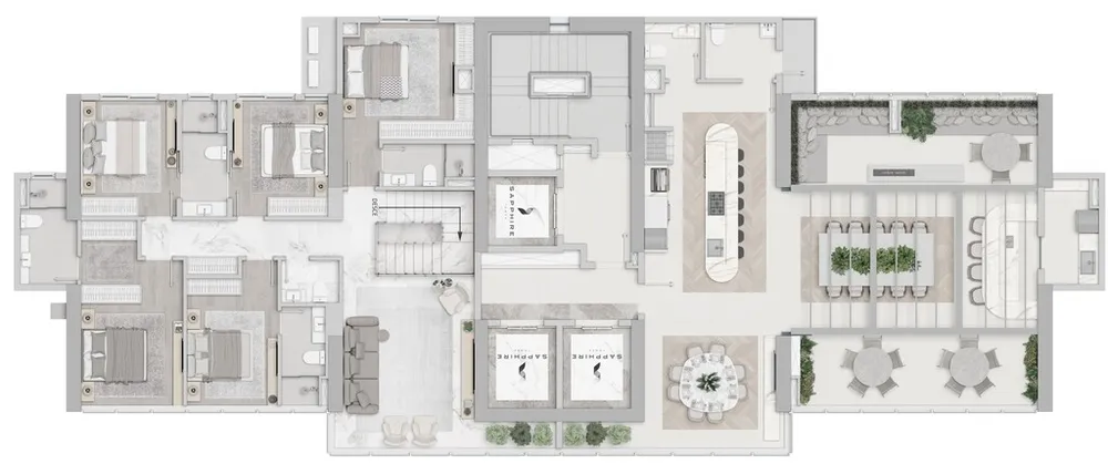 Apartamento, 4 quartos, 146 m² - Foto 10