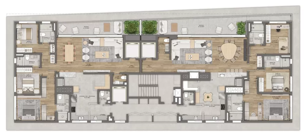 Apartamento, 3 quartos, 154 m² - Foto 7