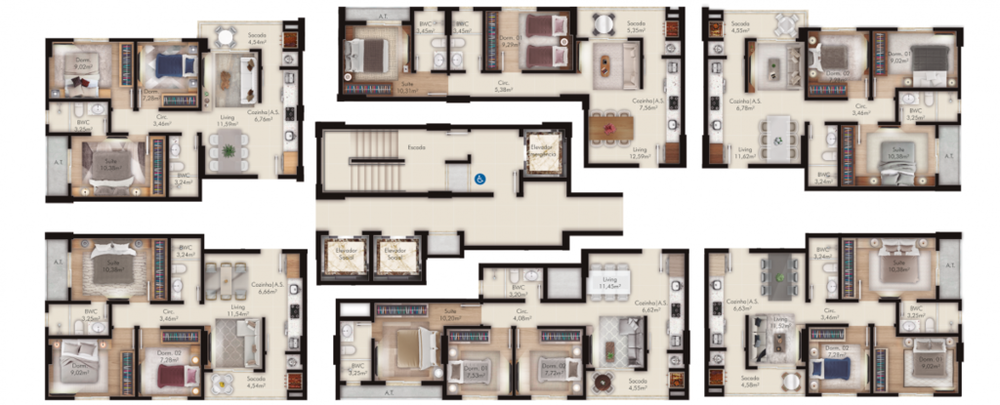 Apartamento, 2 quartos, 67 m² - Foto 8