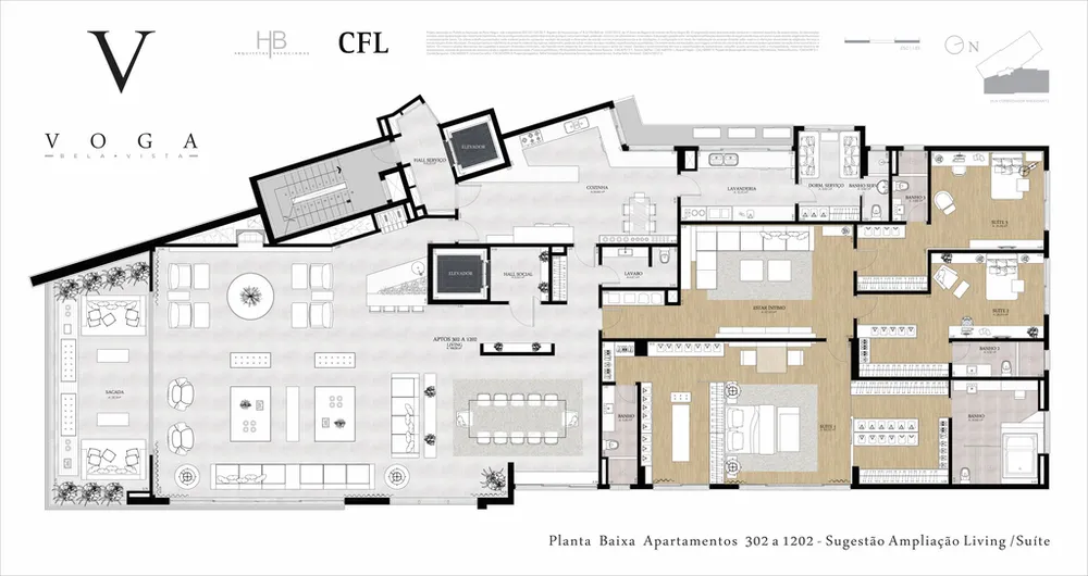 Apartamento, 4 quartos, 509 m² - Foto 4
