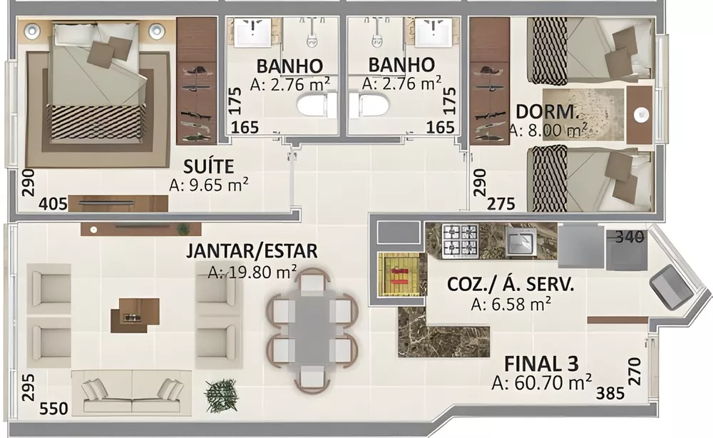 Apartamento à venda com 3 quartos, 71m² - Foto 14