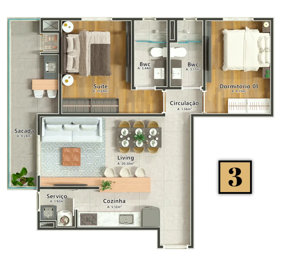 Apartamento, 2 quartos, 76 m² - Foto 10