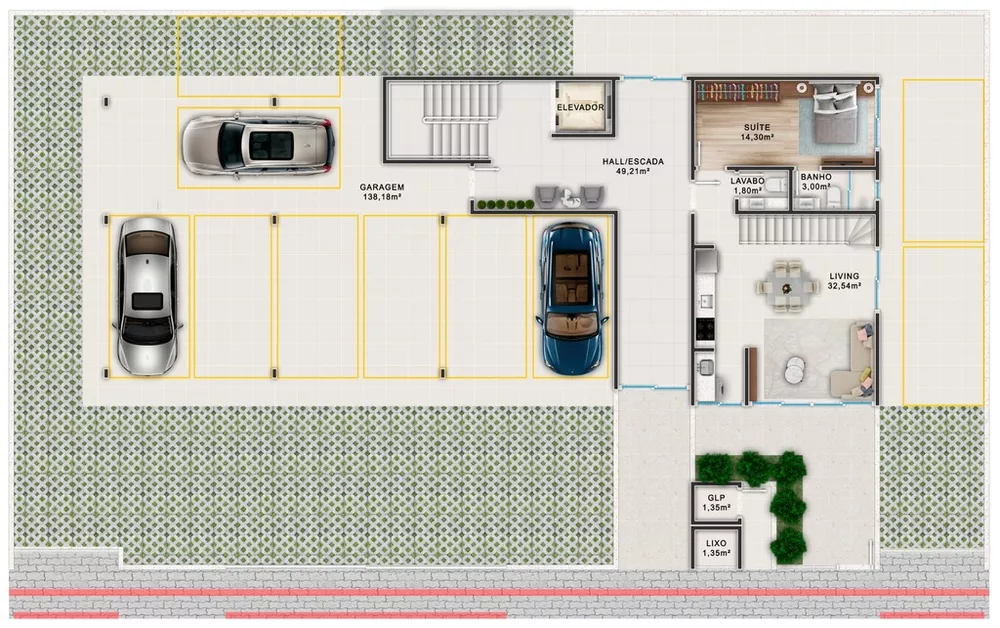 Cobertura, 3 quartos, 144 m² - Foto 3