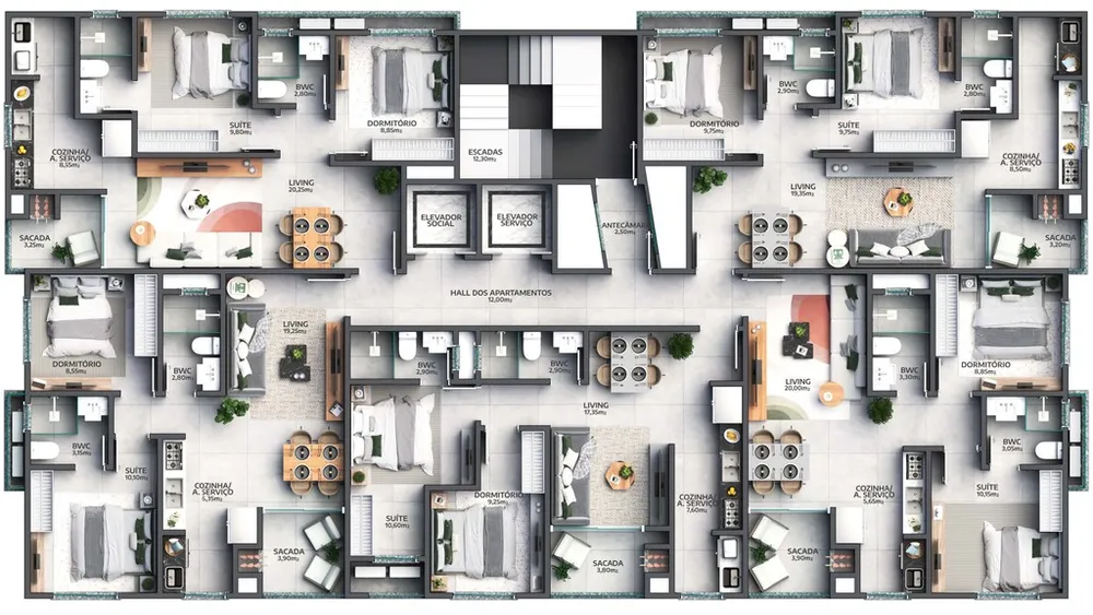 Apartamento, 2 quartos, 66 m² - Foto 16