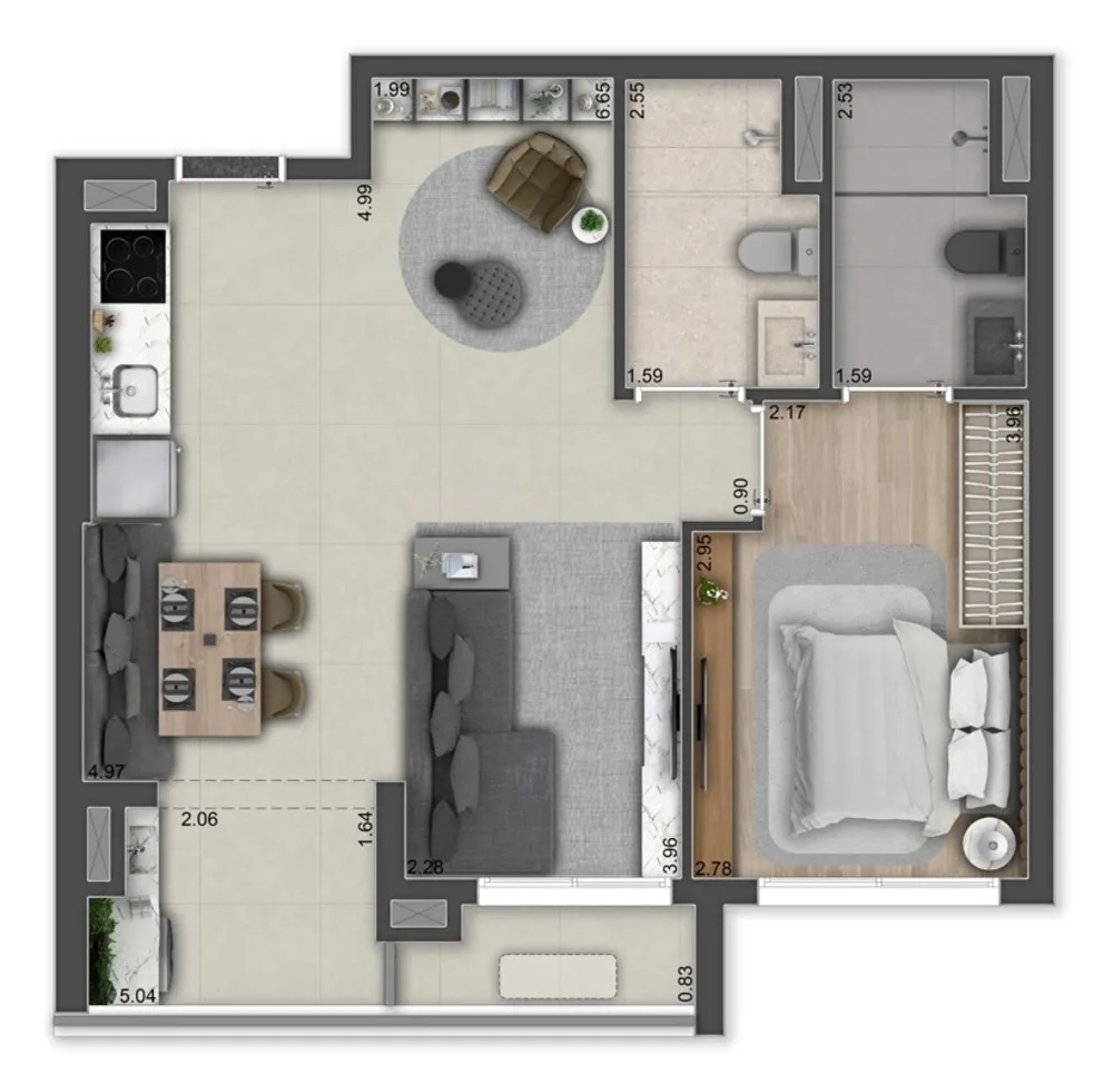 Apartamento, 2 quartos, 87 m² - Foto 12