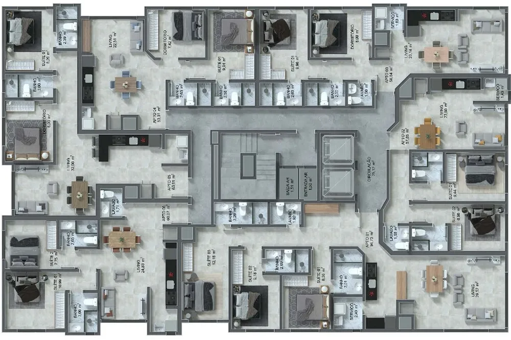 Apartamento, 2 quartos, 90 m² - Foto 12
