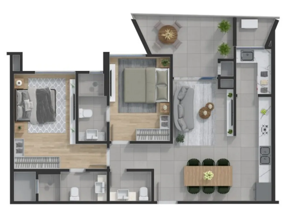Apartamento, 2 quartos, 85 m² - Foto 6