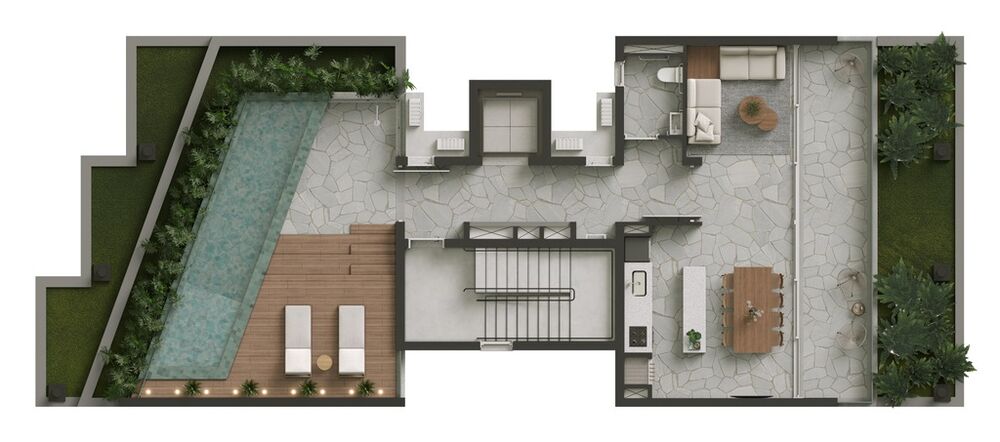 Apartamento, 1 quarto, 90 m² - Foto 3