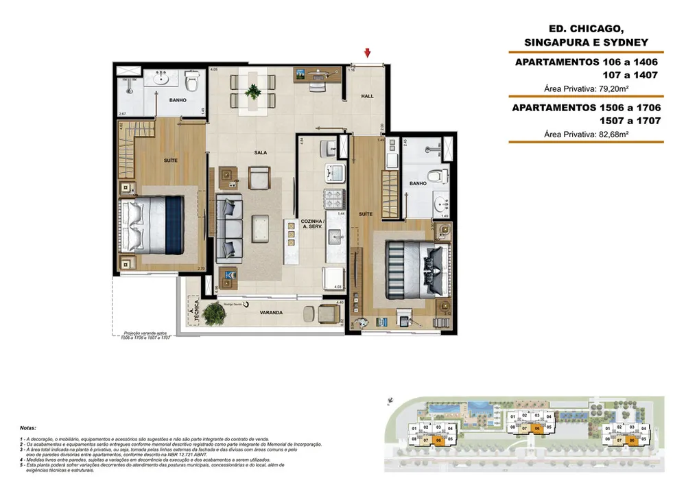 Apartamento, 2 quartos, 79 m² - Foto 28