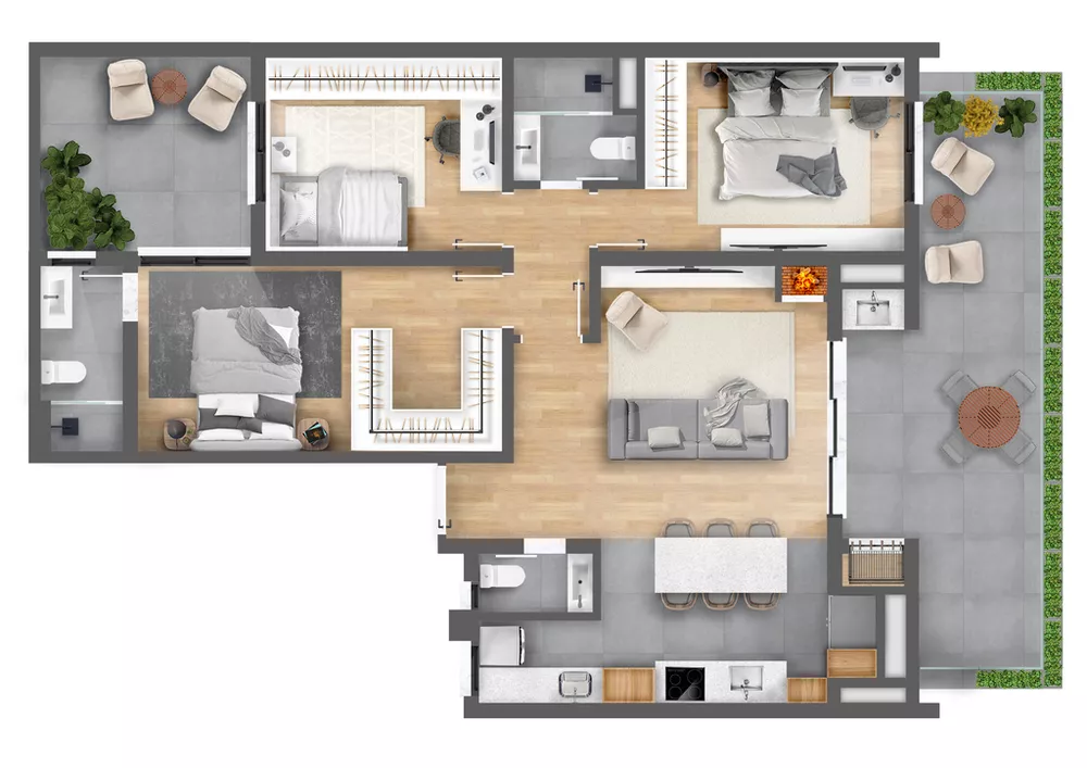 Cobertura, 2 quartos, 112 m² - Foto 3