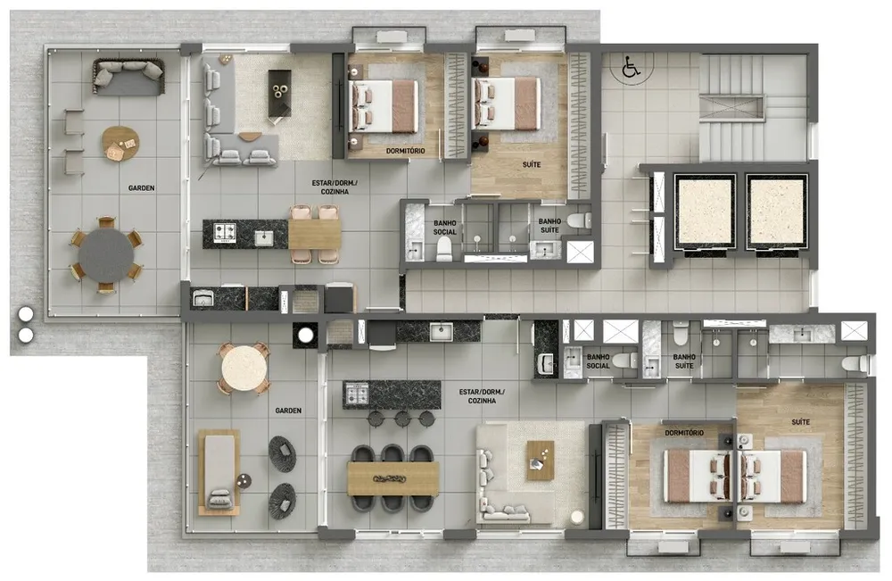 Apartamento, 1 quarto, 44 m² - Foto 5
