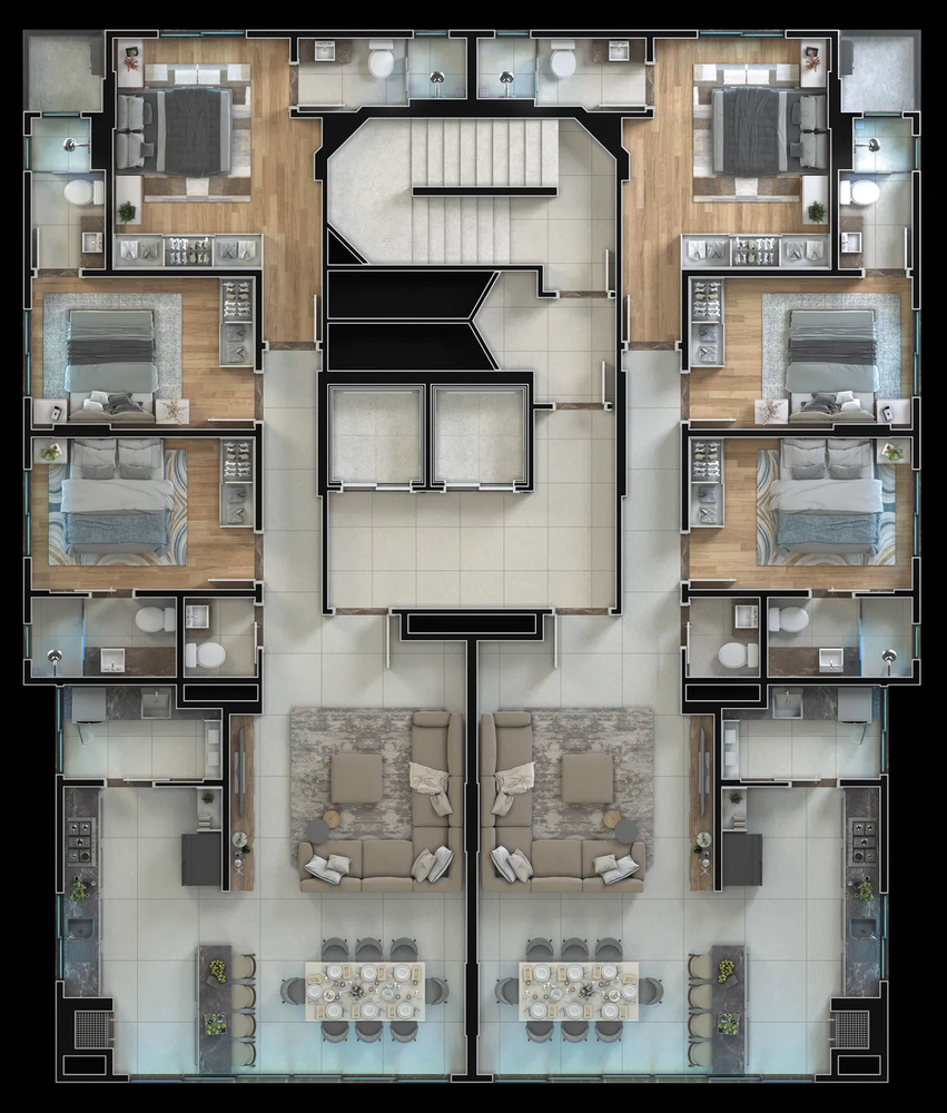 Apartamento, 3 quartos, 231 m² - Foto 4