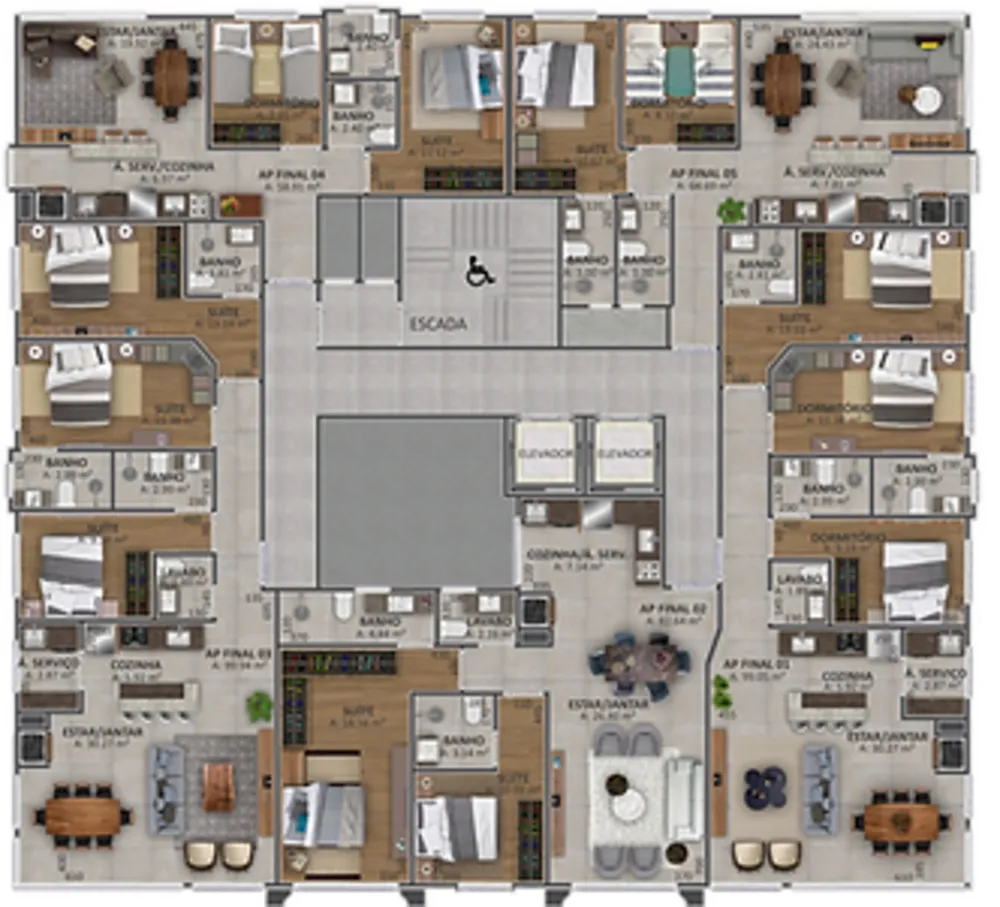 Apartamento, 2 quartos, 82 m² - Foto 9